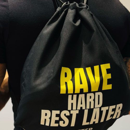 Worek Rave Hard Rest Later